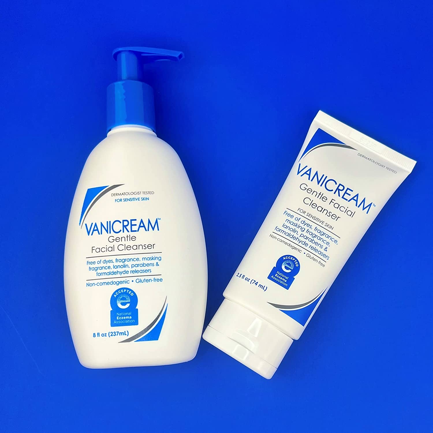 Vanicream Gentle Facial Cleanser with Pump Dispenser - 8 fl oz - Formulated Without Common Irritants for Those with Sensitive Skin - Image 2